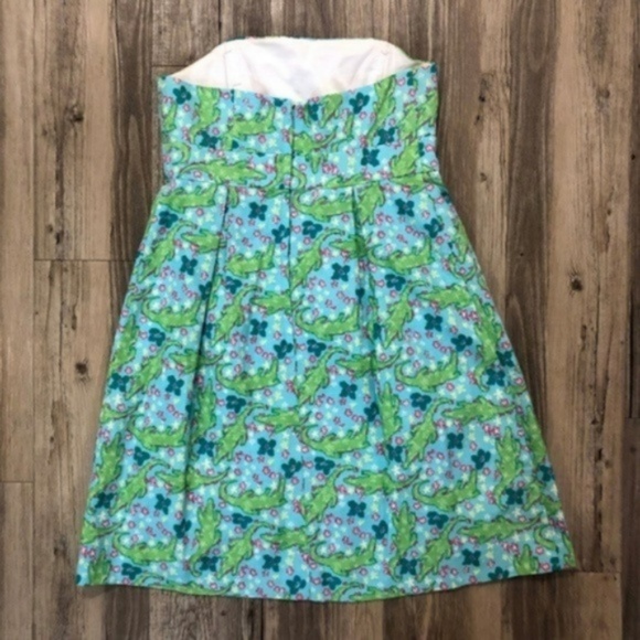 Lilly Pulitzer Floral Alberta Gator Betsey Dress - Picture 5 of 10